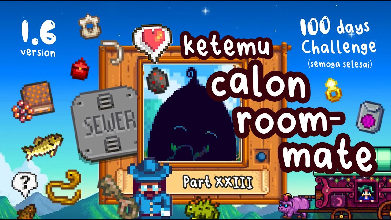 Pertemuan Pertama dengan Krobus - Stardew Valley Indonesia 100 Days Challenge Part 23