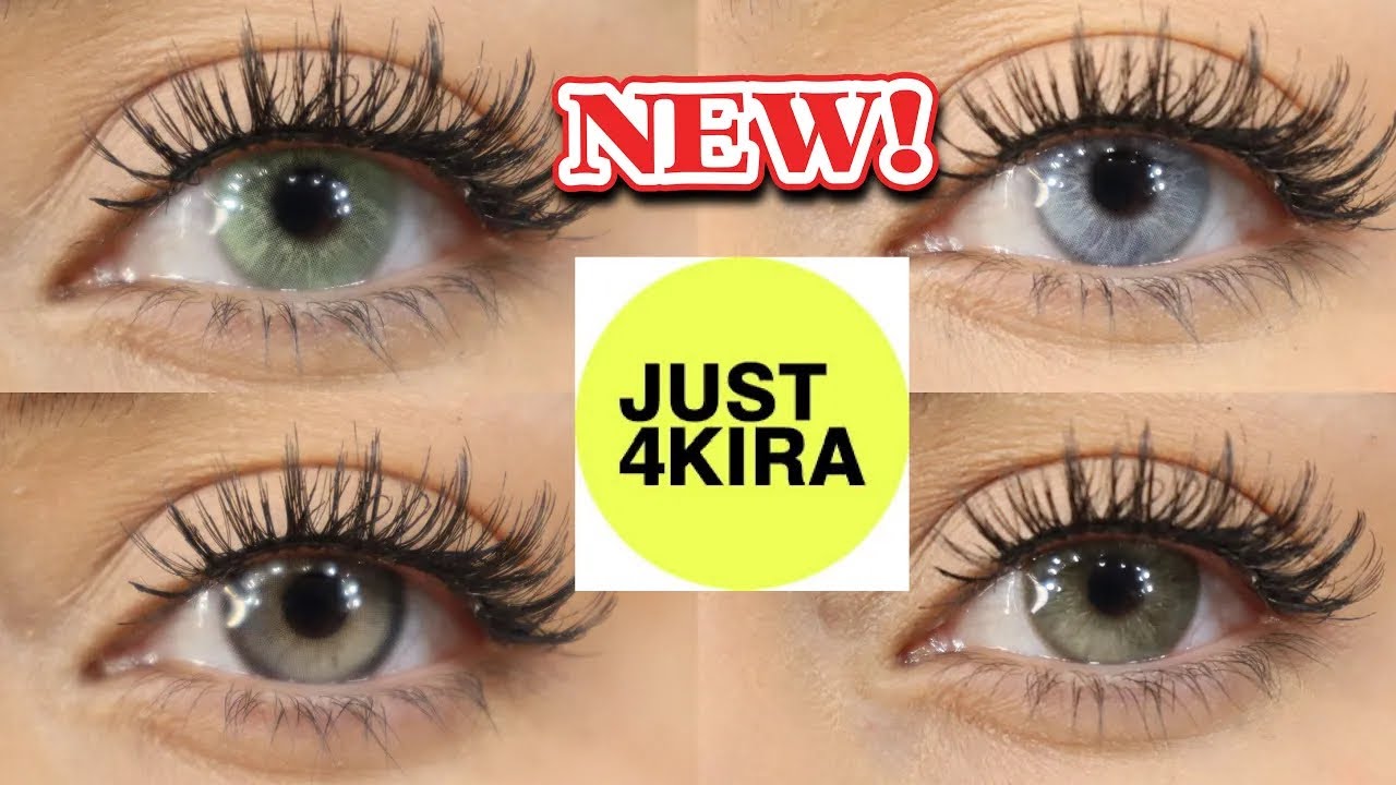JUST4KIRA CONTACTS LENSES REVIEW  | New Natural color Lenses for dark eyes!