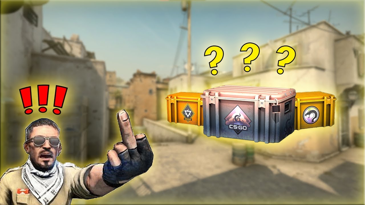 Poor person opens csgo cases.