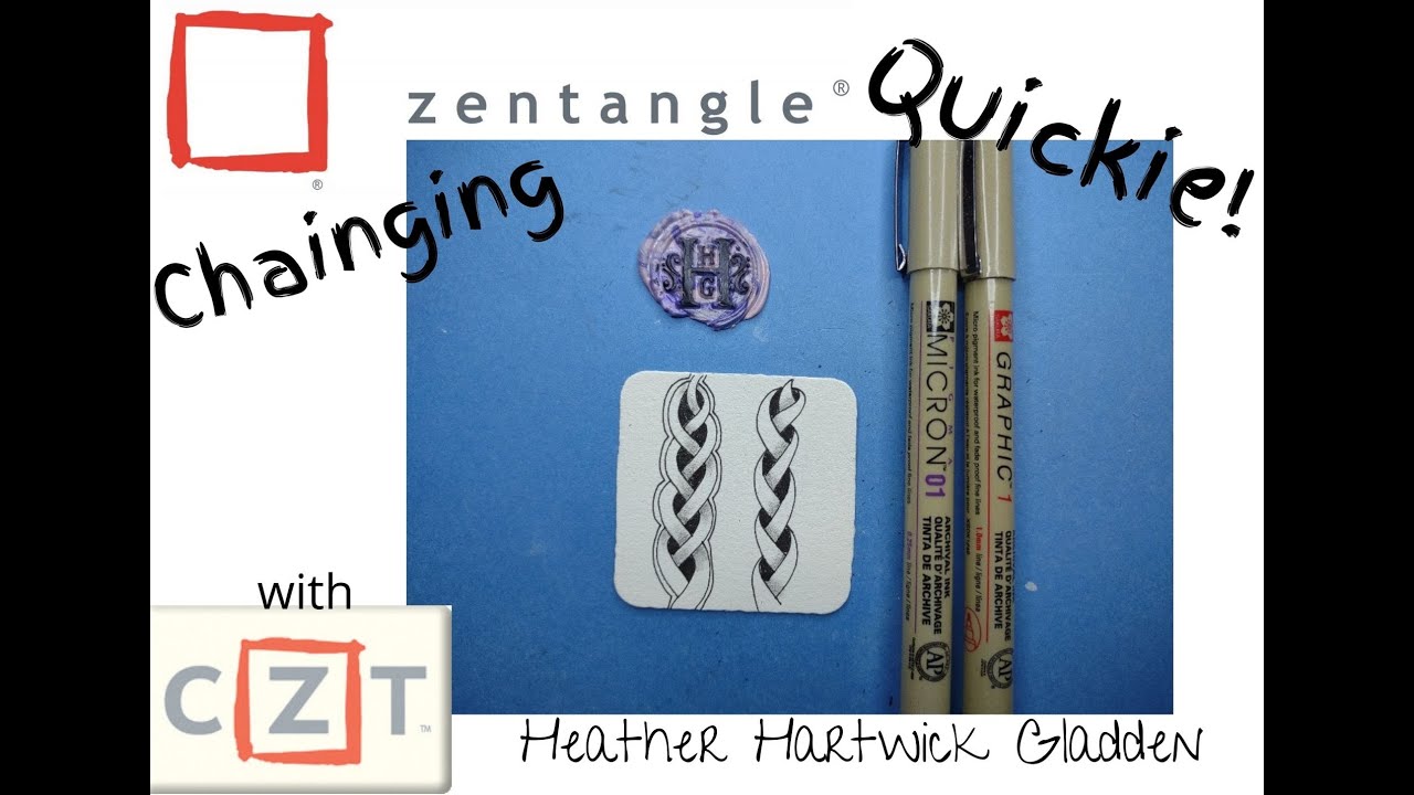 Zentangle® Quickie: Chaining