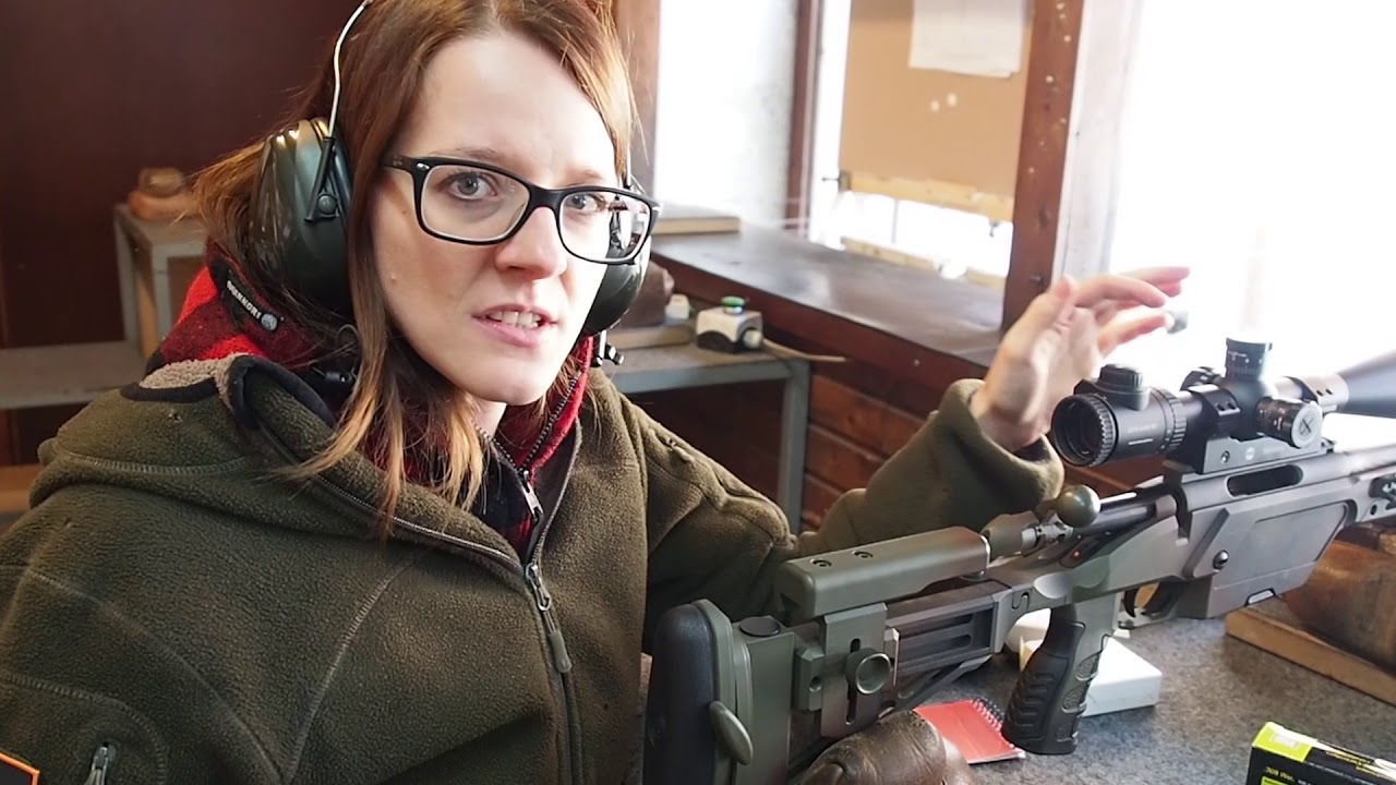 Shooting my sniper rifle at 300m