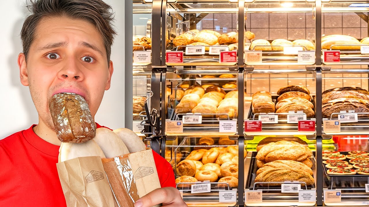 Kann ich 1 TAG nur von SUPERMARKT BACKWAREN &uuml;berleben?🥖