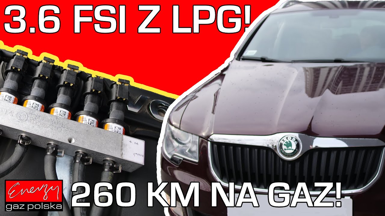 Skoda Superb 3.6 V6 FSI 260 KM na gaz LPG! Montaż LPG do bezpośredniego wtrysku w Energy Gaz Polska!