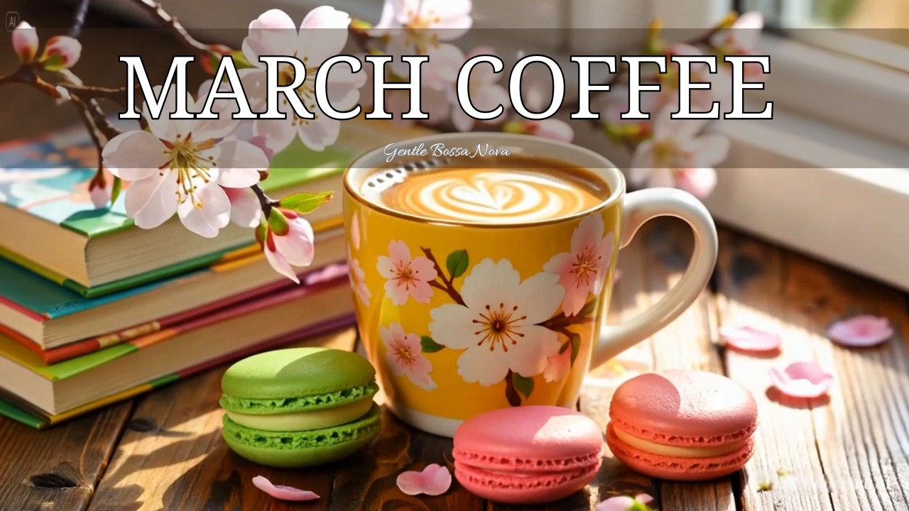 March Coffee Jazz ☕ Smooth Piano Jazz & Gentle Bossa Nova for Positive Mood