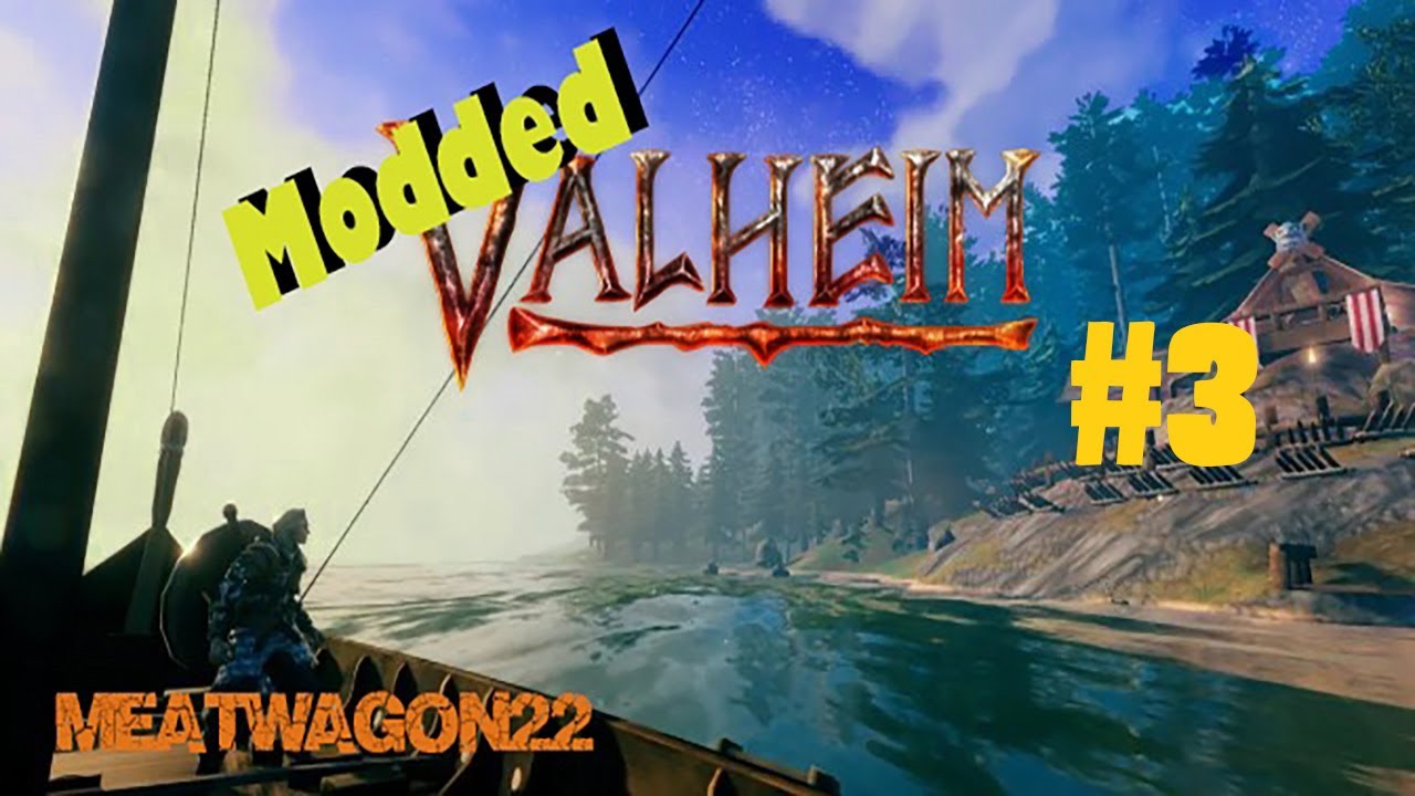 Viking Long House Valheim Journey to the Mistlands Fully Modded #3