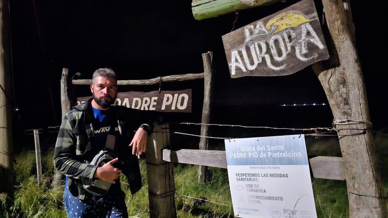 Visitamos la AURORA de noche.