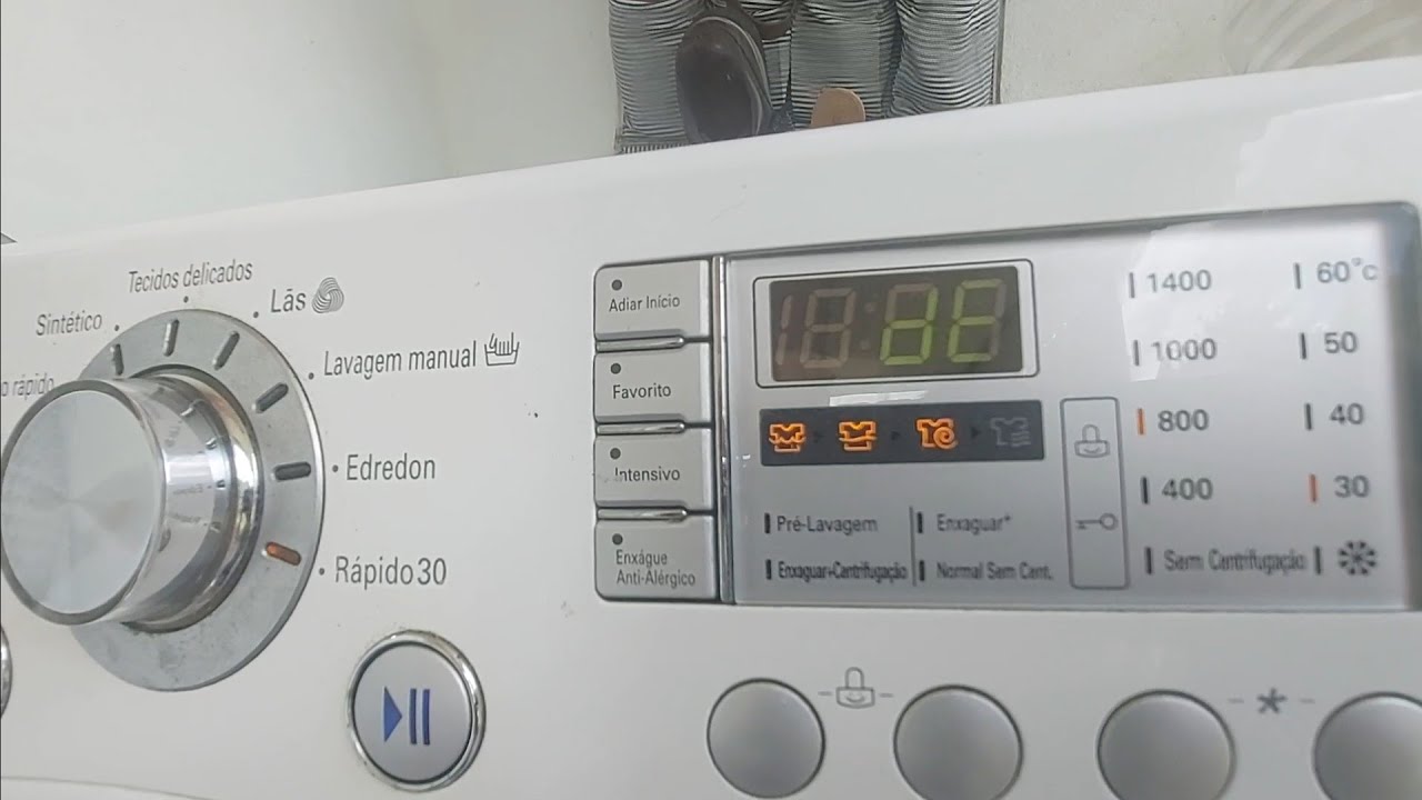 Lava e Seca LG Faz barulho de trava e não inicia. Solução Definitiva