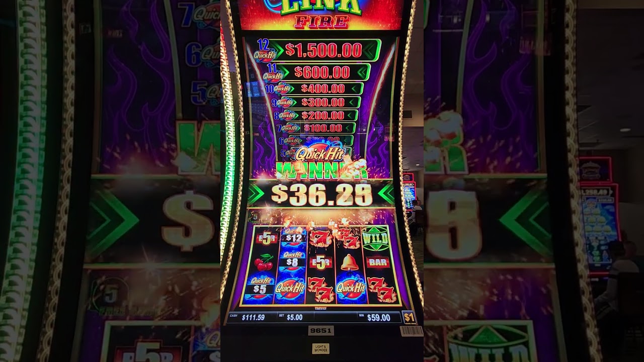 Quick Hit Link Firecracker Bonus Feature #quickhits #mjwslots #spintherapyslots #slot