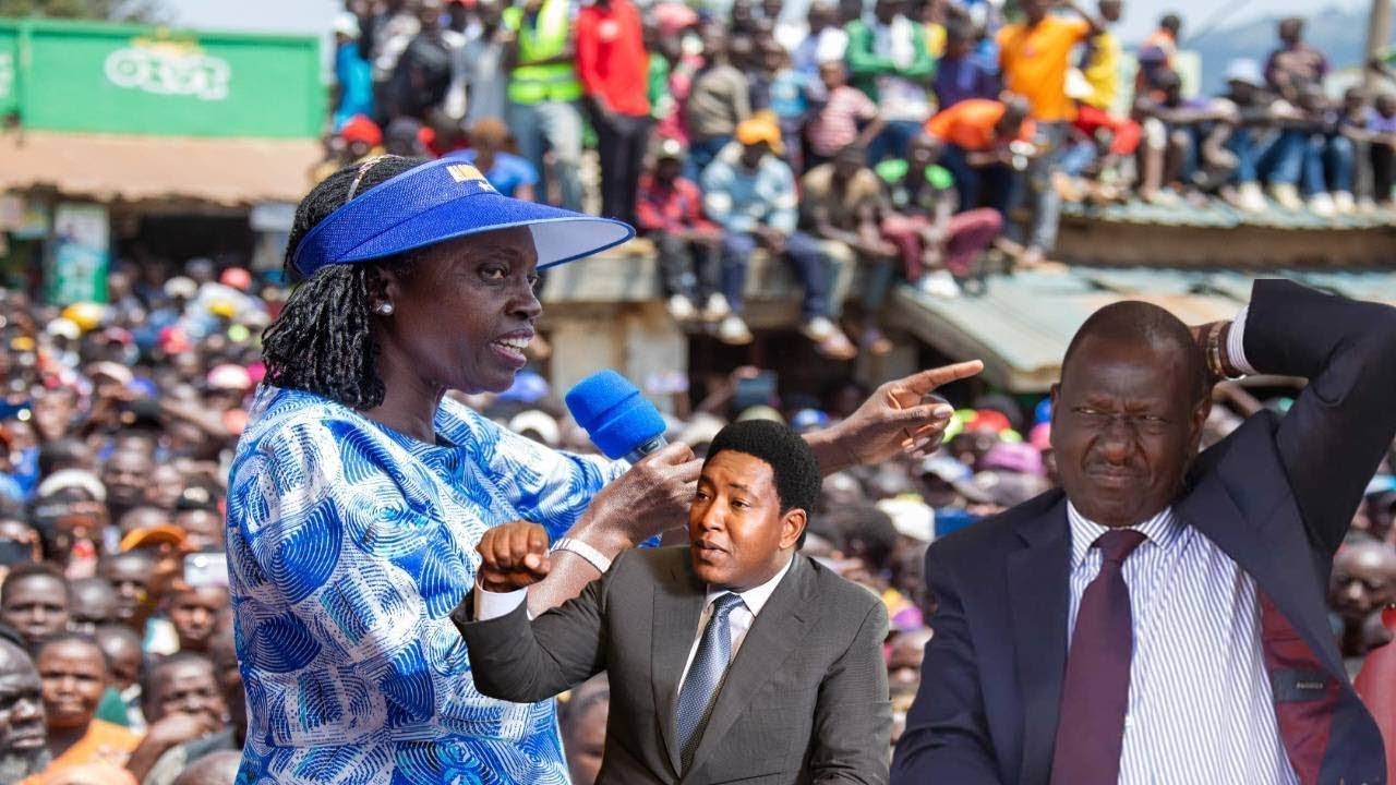 ANGRY MARTHA KARUA DESTROYS PRESIDENT RUTO BADLY IN KAJIADO HATUTAKUNBALI UUWE WAKENYA