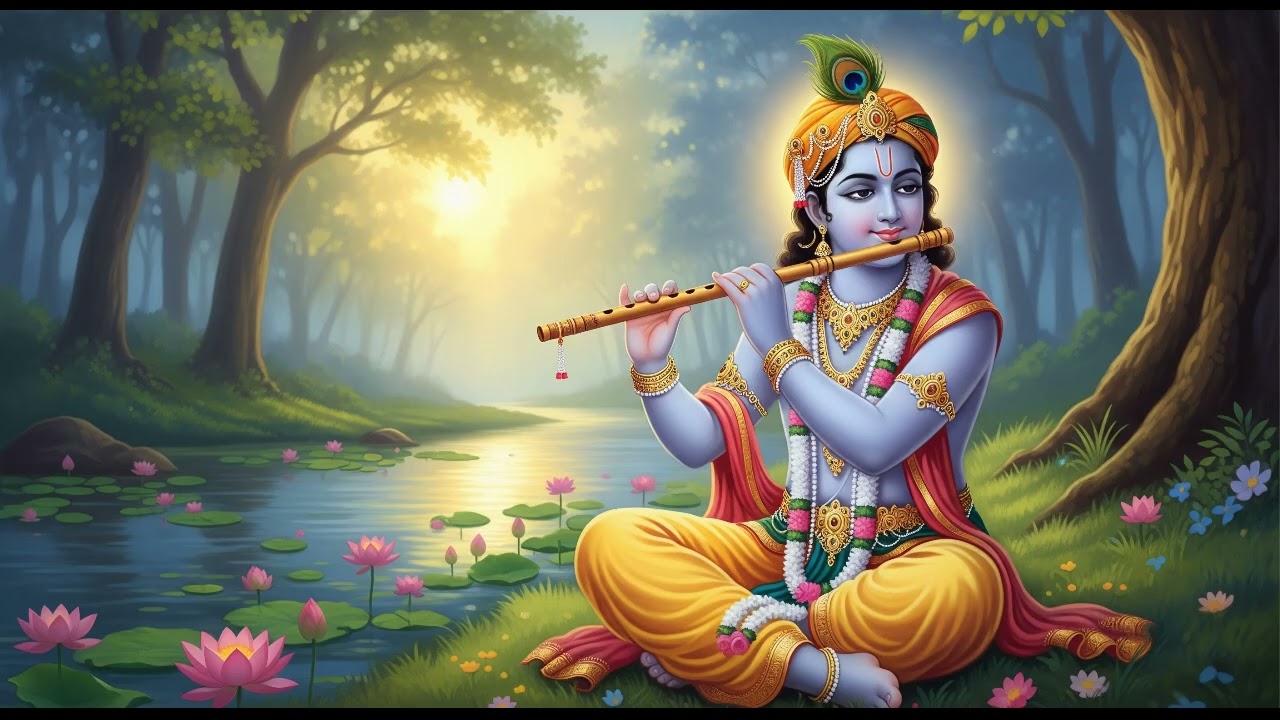 ✨ Beautiful Krishna Flute Music for Healing, Relaxation and Inner Peace | Bansuri Meditation 🌿