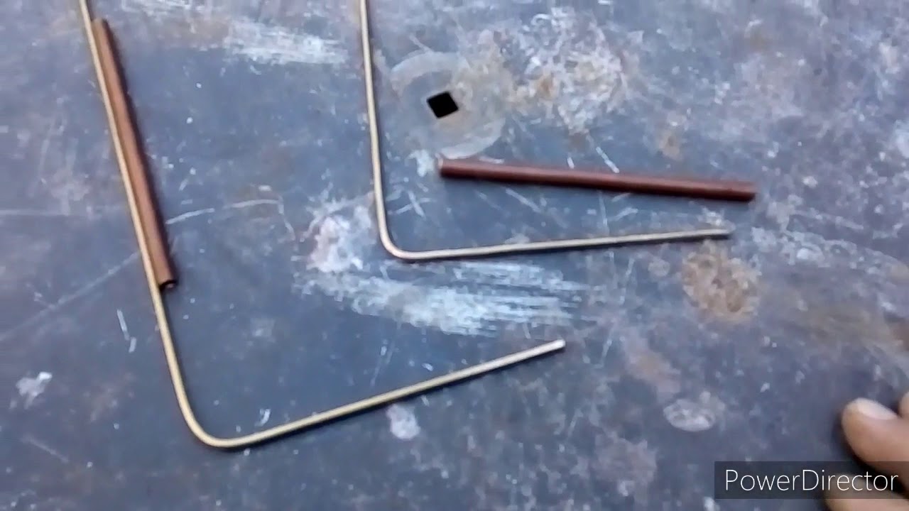 como hacer tus varillas para radiestesia.