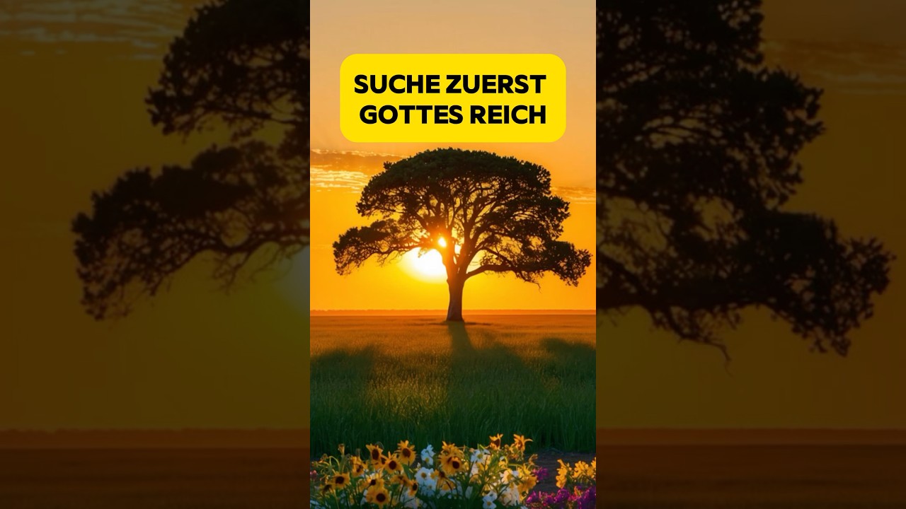 ✝️Suche zuerst Gottes Reich #Gott #Jesus #Gebet #ReichGottes #frohebotschaft