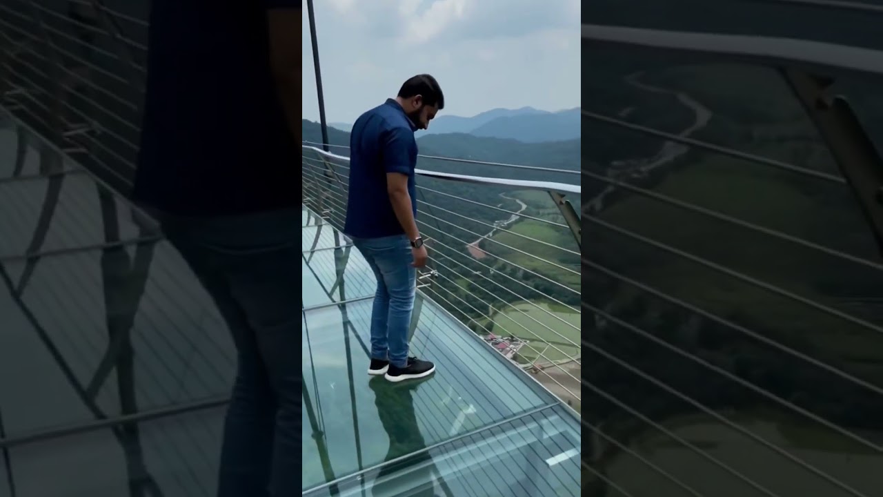 Thailand Glass Bridge 🌉 Broken 💔 🔥 #Sora2 #ThrillerVibes#shortfilm #VlogSeries  #aivlog