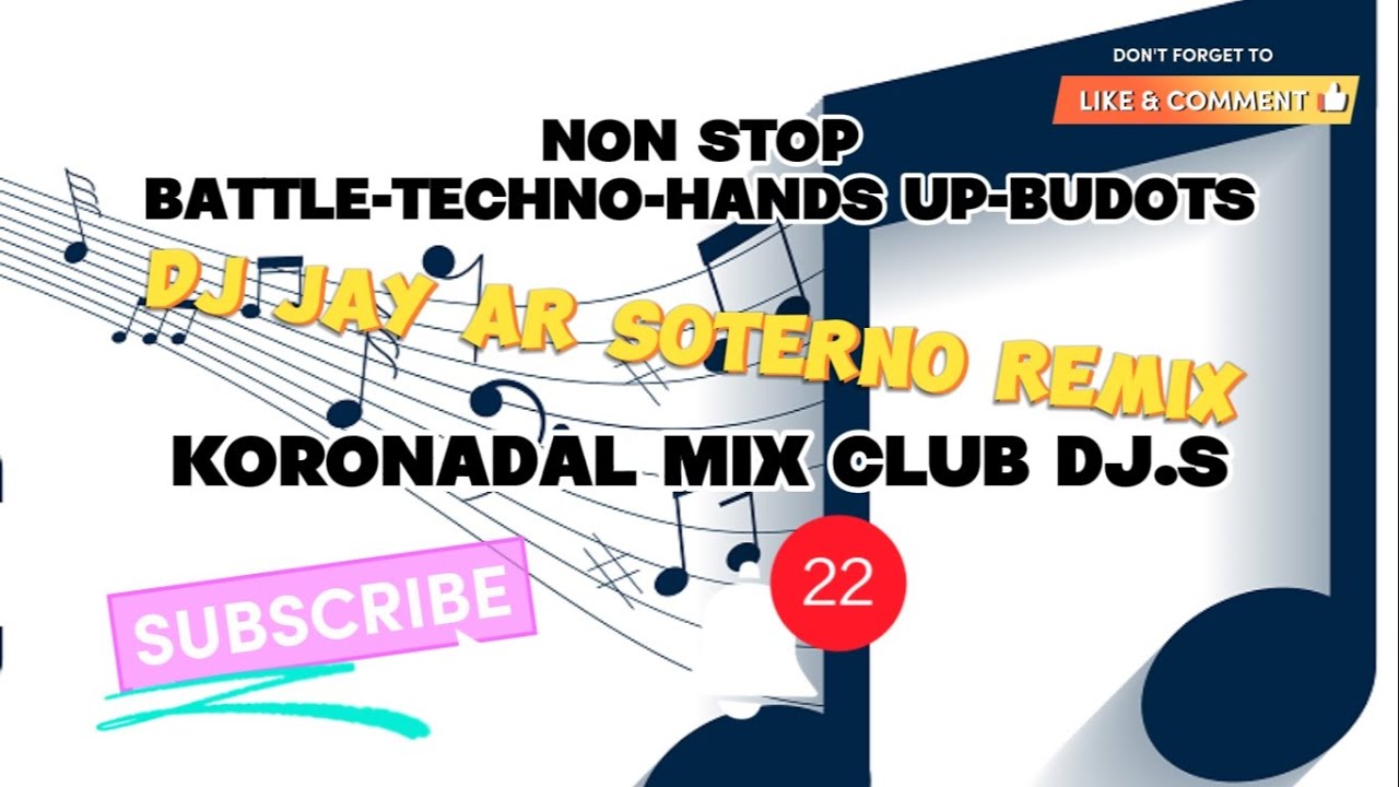 Non Stop Battle-Techno-Hands up-Budots 2023 -Dj Jay ar Soterno Remix