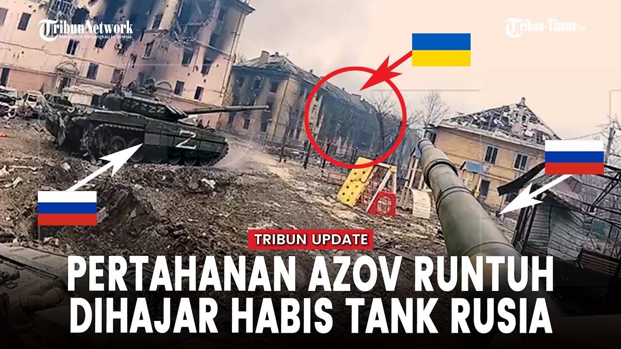 [FULL] Tank Milisi DPR Hancurkan Posisi Pasukan Azov di Mariupol!