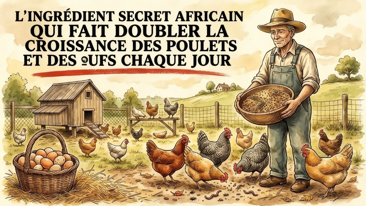 L’ingrédient africain qui fait doubler mes poules et donne des œufs tous les jours