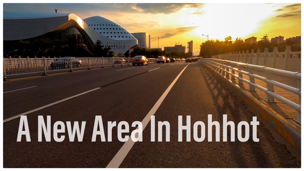 Bike Ride Around A New Area Hohhot 4K