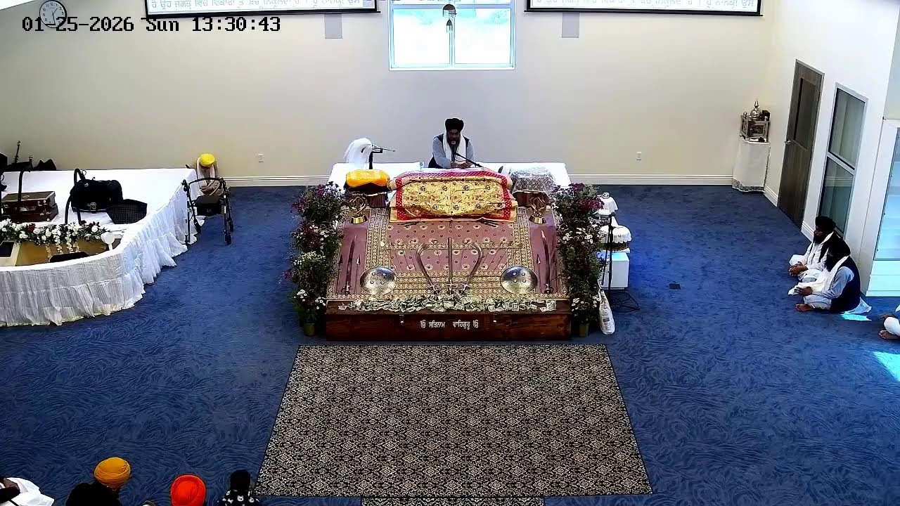 Guru Nanak Darbar Gurdwara Sahib Santa Rosa Live Telecast Sunday  Diwan Jan 25, 2026