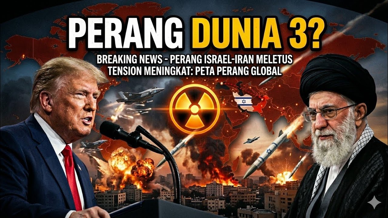 🔥ALLAHUAKBAR!! Donald Trump Klaim Ali Khamenei Tewas Saat Rudal Israel SerangTeheran, WW3?