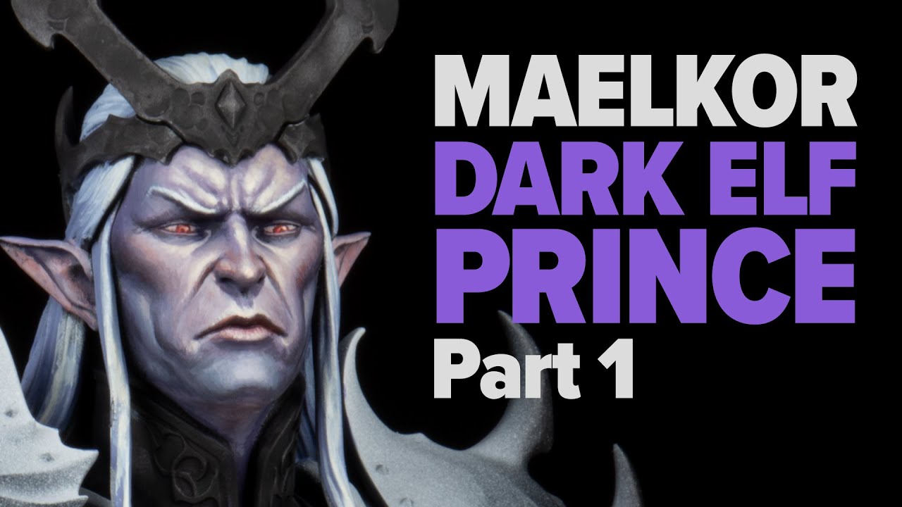 Maelkor Part 1: How to Paint Drow Skin