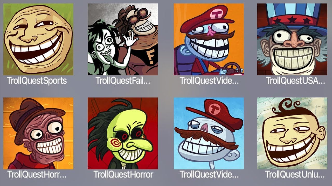 Troll Quest Sport,Troll Failman,Troll Face Quest Video,Troll USA Adventure,Troll Quest Horror