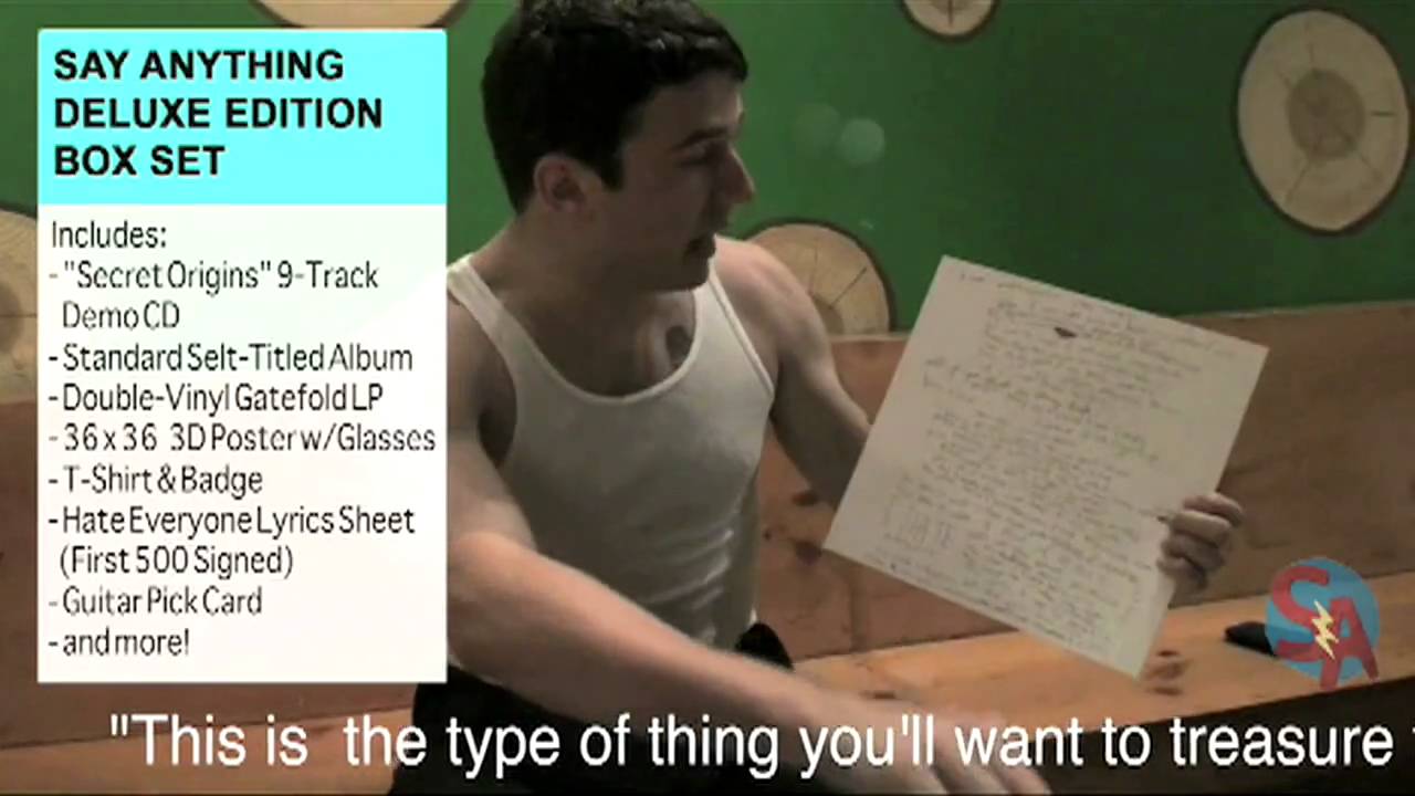 Say Anything - Deluxe Edition Unboxing