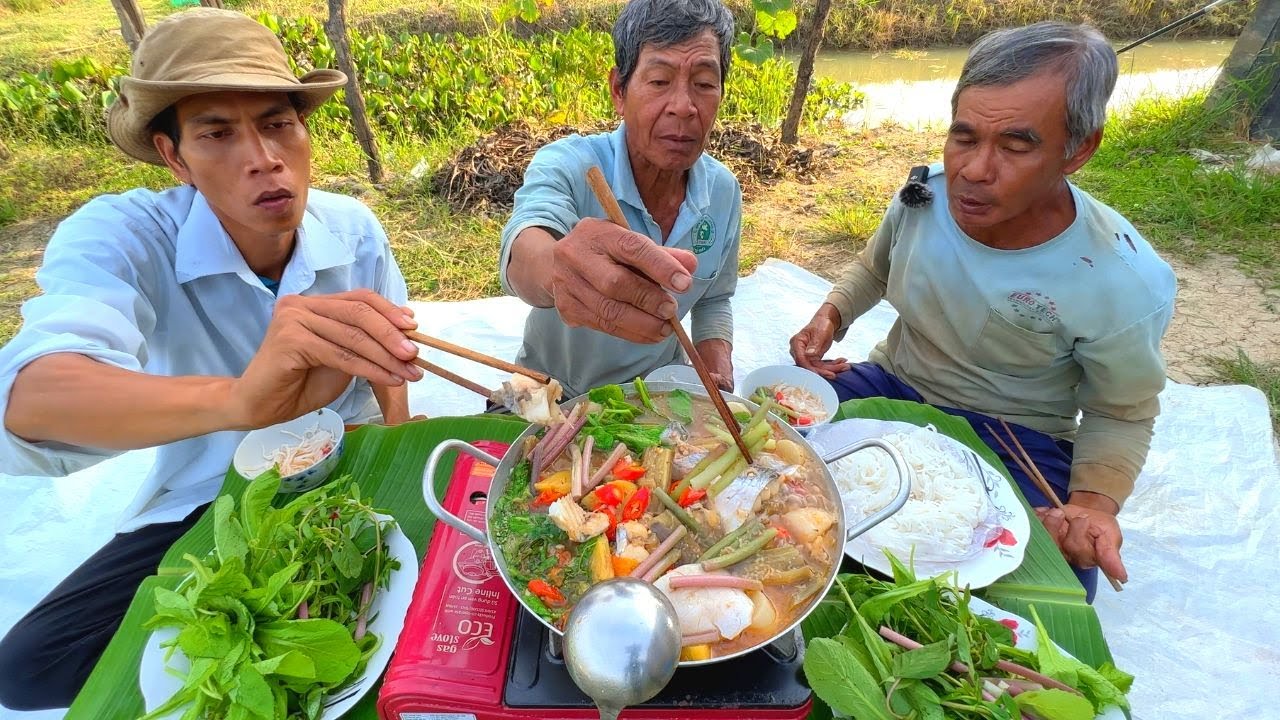 LẨU MẮM CÁ BASA RAU TẬP TÀNG NHẬT KÍ NHÀ NÔNG