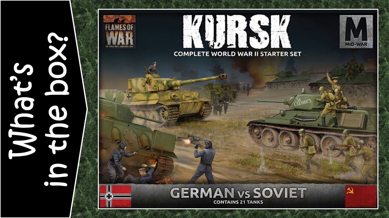 Стартовый набор «Курск. Пламя войны» — распаковка и обзор.