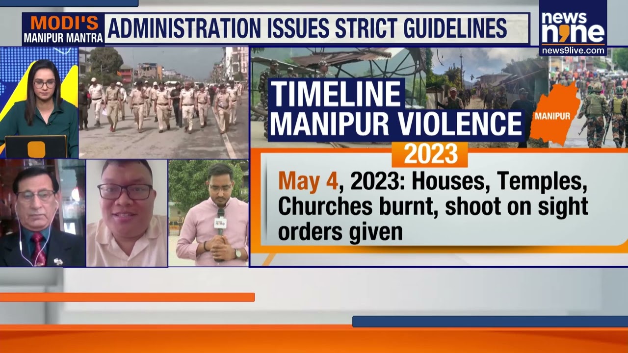 PM Modi Manipur Visit | High-Stakes Northeast Push | Manipur Violence | News9