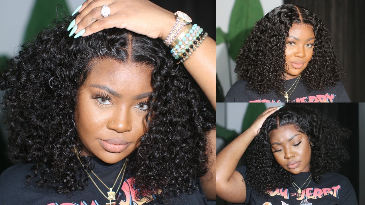 JERRY CURL LACE FRONT, PRE PLUCKED, BLEACHED KNOTS HUMAN HAIR LACE WIG | FT. NABEAUTYHAIR.COM