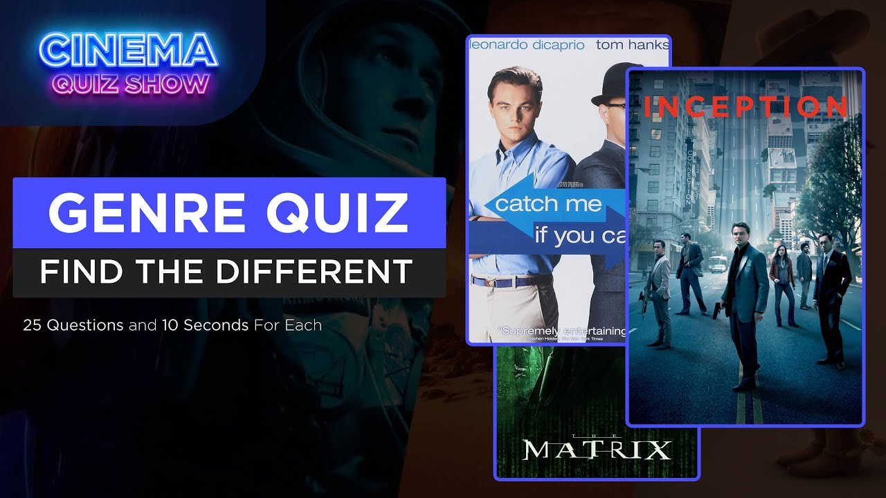 WHICH MOVIE IS DIFFERENT? GENRE QUIZ | CINEMA QUIZ SHOW 2023