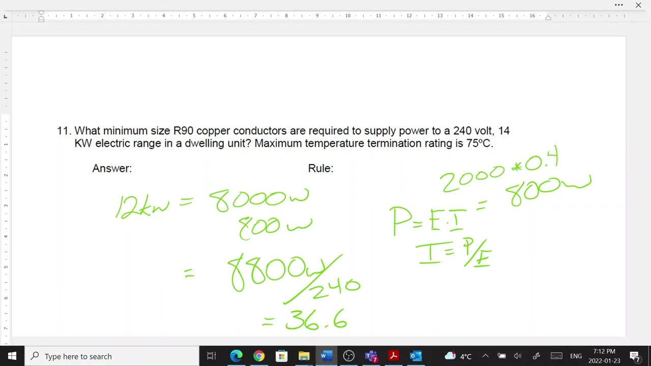 Calculating Demand Factors in Branch Circuits