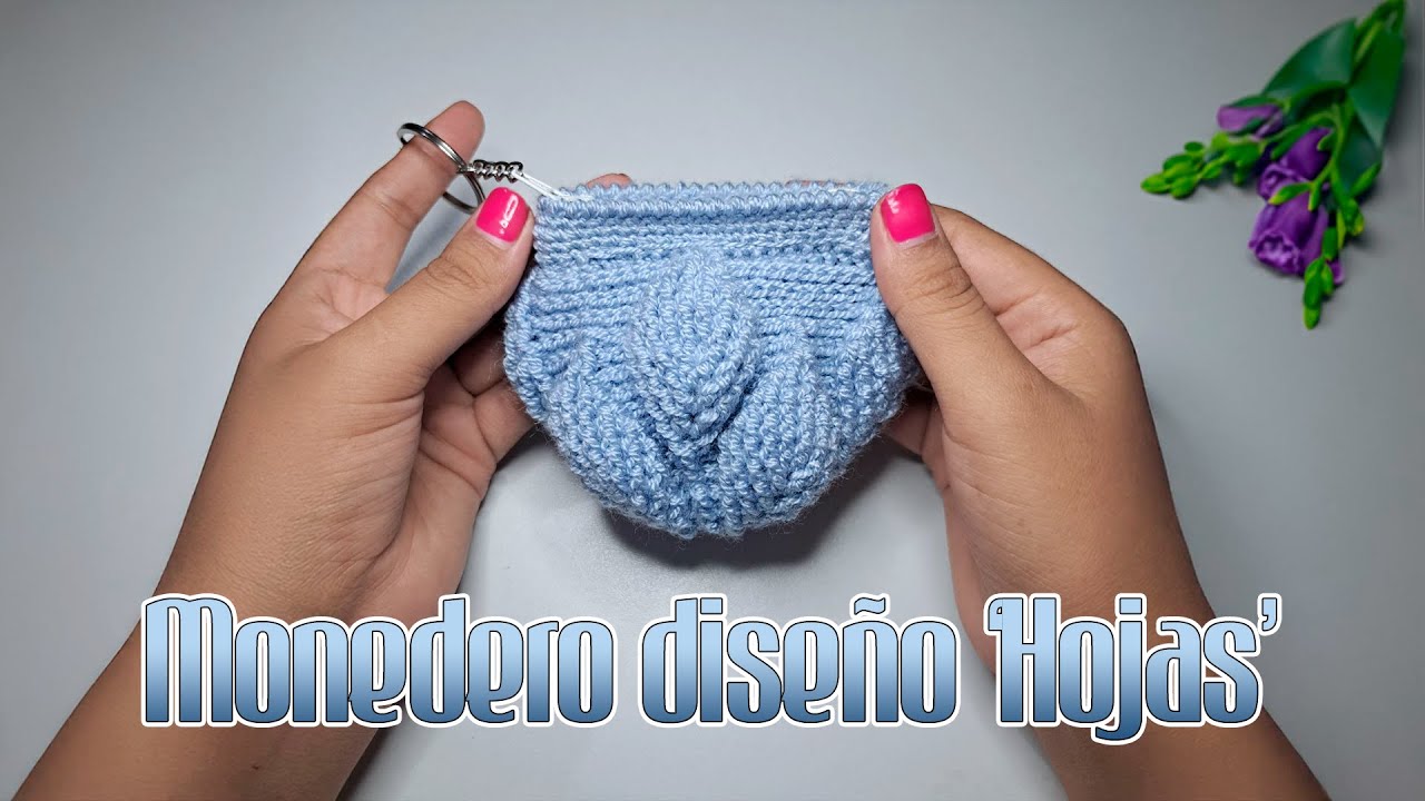 MONEDEROS TEJIDOS A CROCHET CON CIERRE 👛