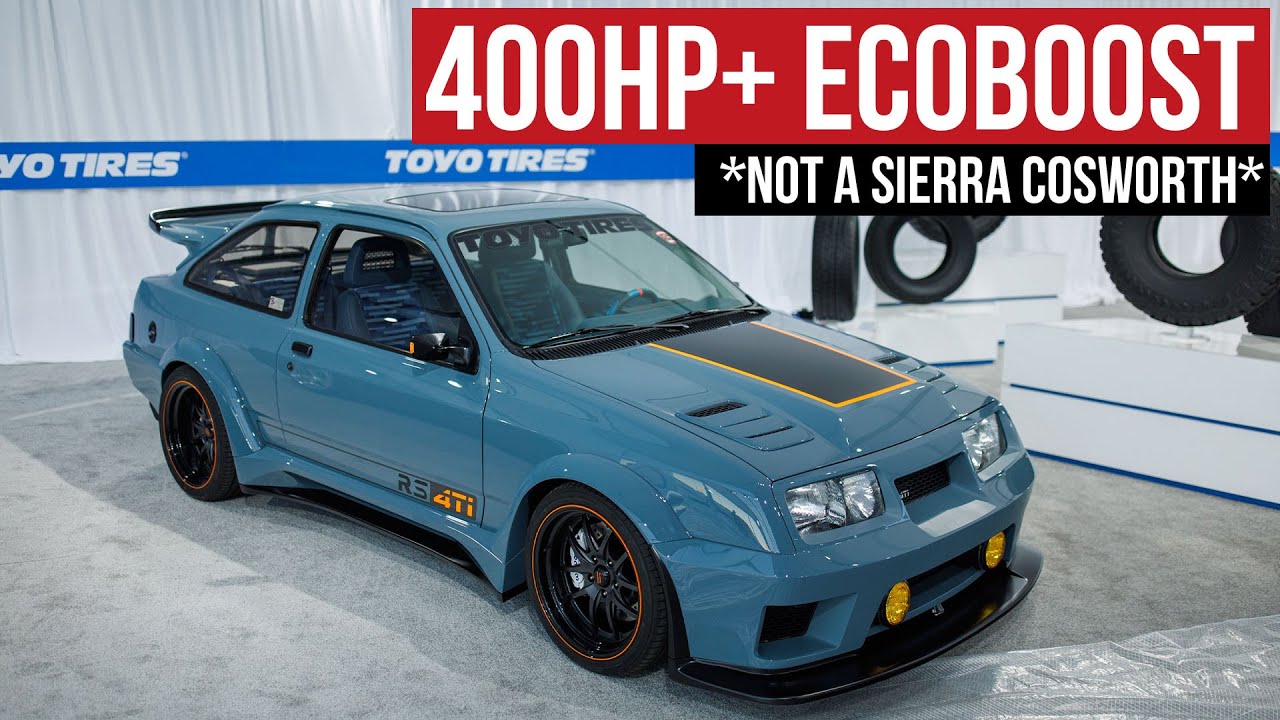 Модернизированный «Ford Sierra Cosworth» с двигателем Ford Ecoboost Crate объёмом 2,3 л