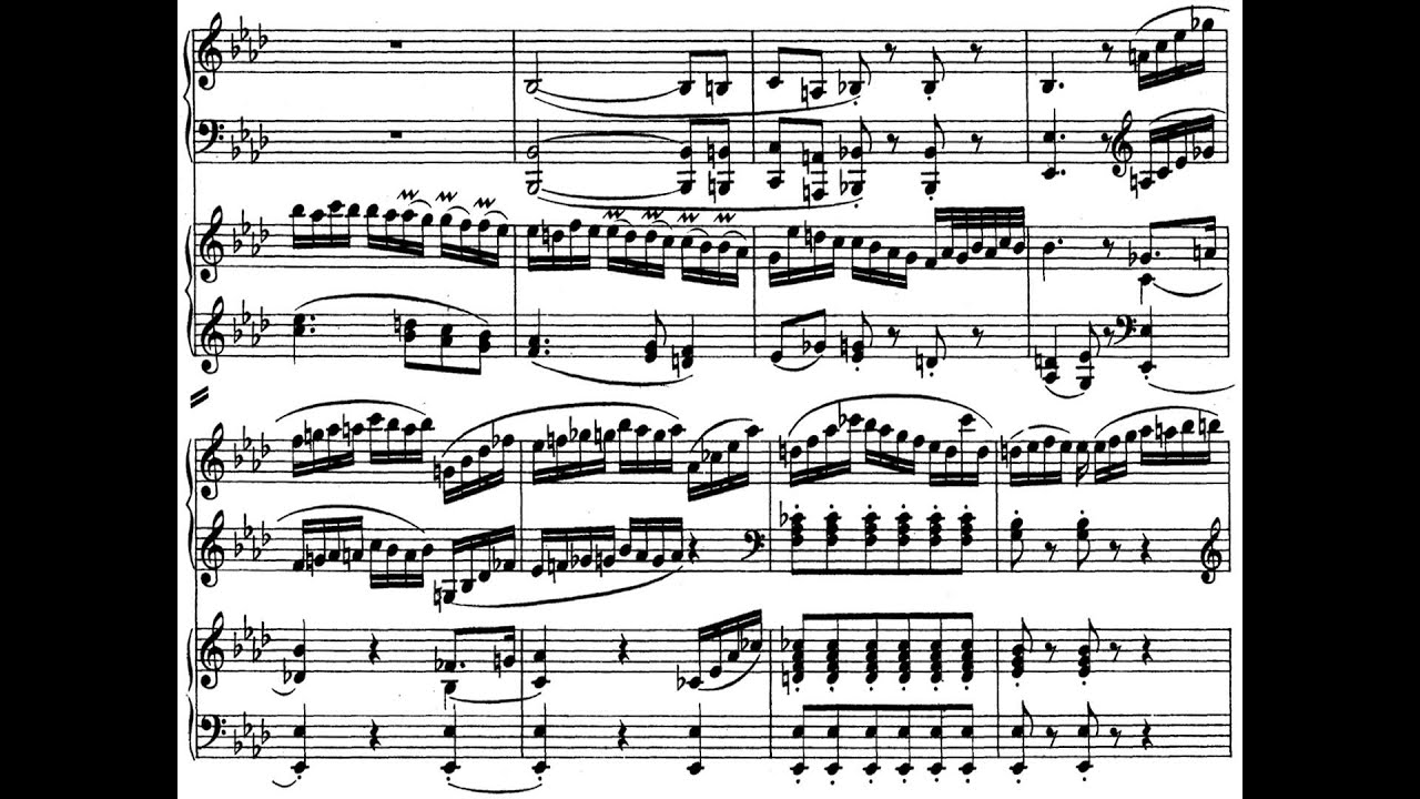 [Gilels-Zak] Mozart-Busoni: Fantasie for Two Pianos in f, K608