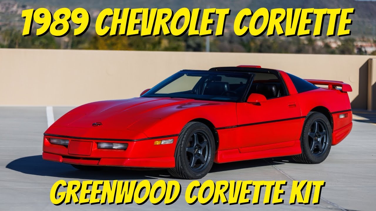 Chevrolet Corvette 1989 года с комплектом Greenwood Motorsports