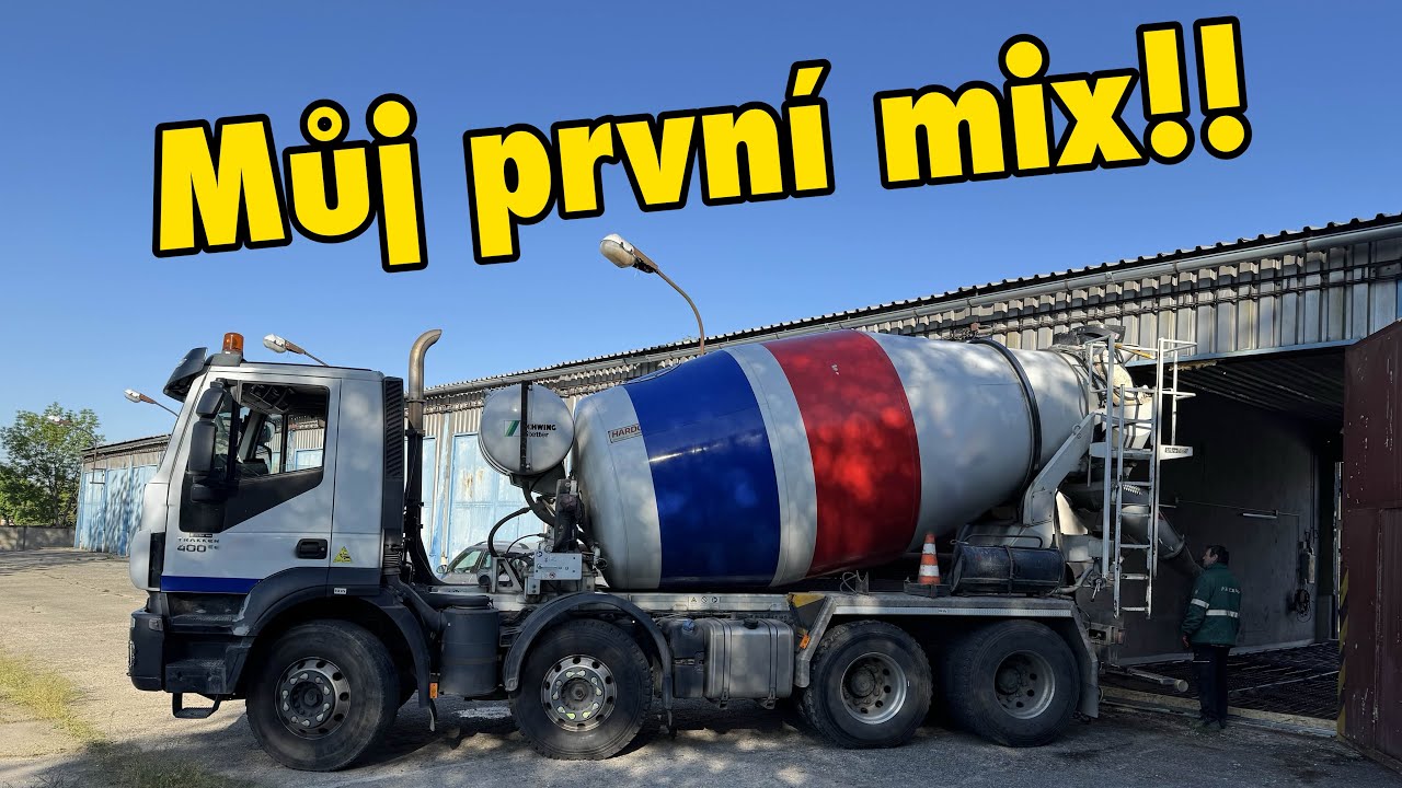 Mateho Garáž - Betonování podlahy a základu pro zvedák