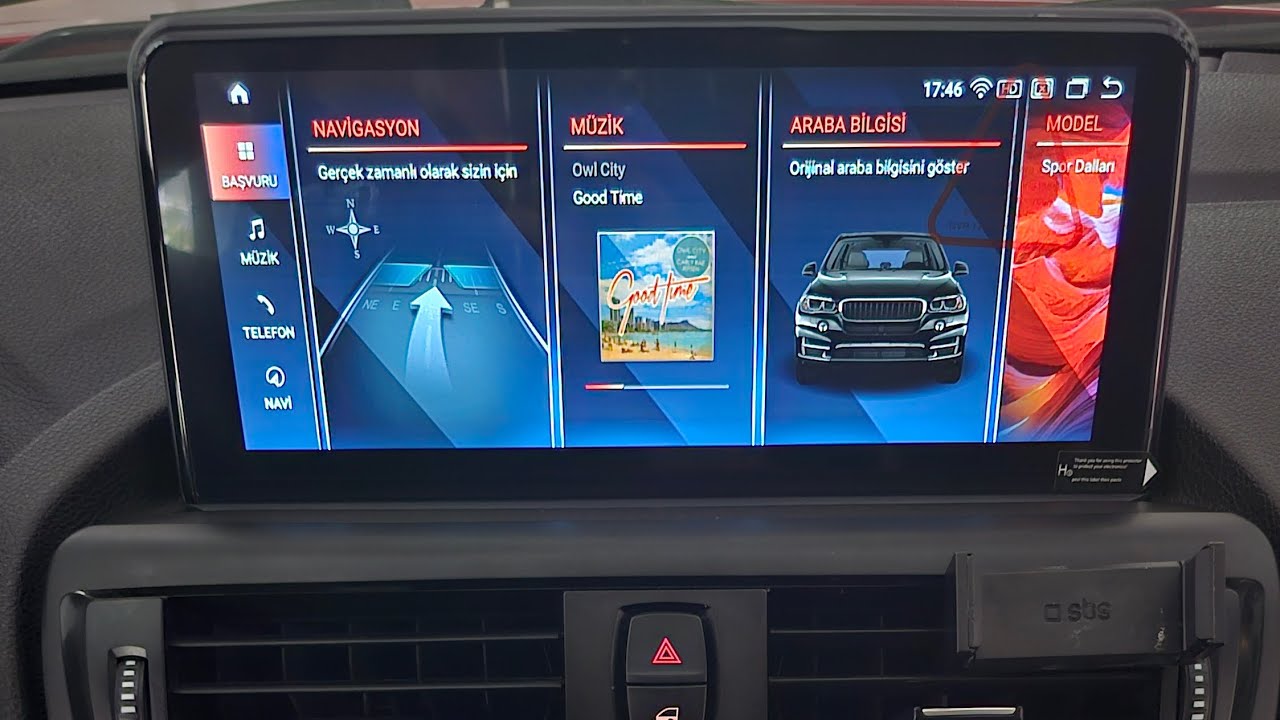 BMW F20  kasa  2014 NBT ekran  montajimız