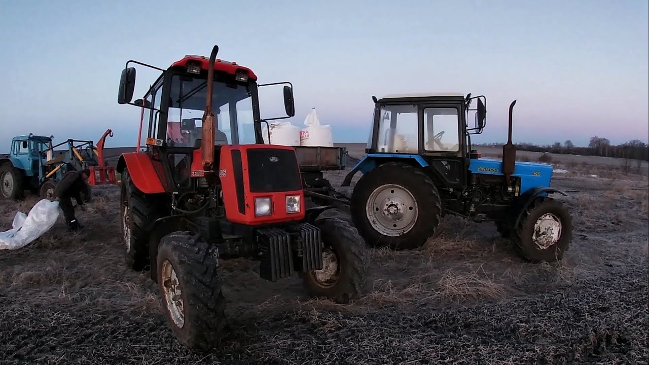 МЫ ПРИГНАЛИ ТРИ ТРАКТОРА МТЗ В ПОЛЕ НОЧЬЮ ! |  ЭТО БЫЛО ТЯЖЕЛО
