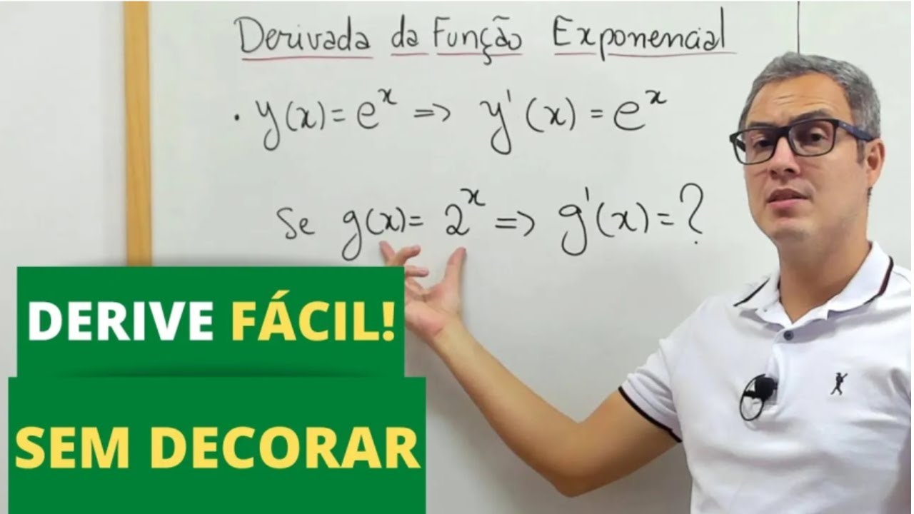DERIVADA DA FUN&Ccedil;&Atilde;O EXPONENCIAL