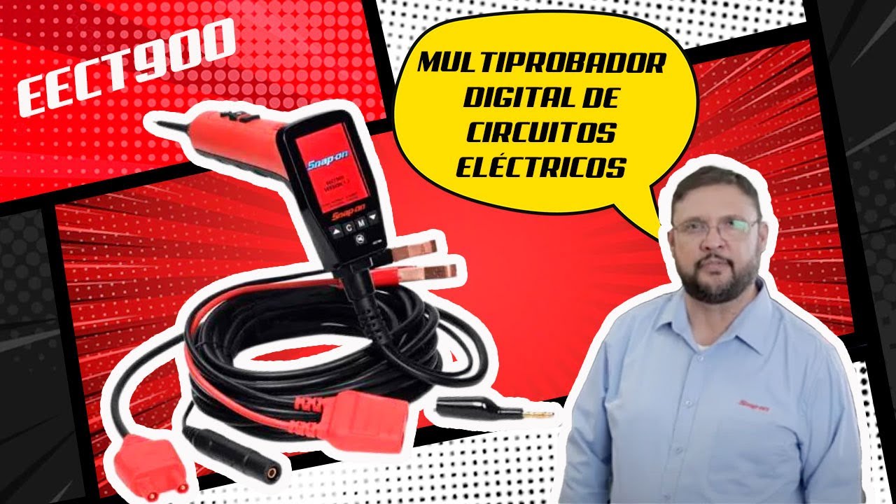 MULTIPROBADOR DIGITAL DE CIRCUITOS EL&Eacute;CTRICOS SNAP-ON EECT 900🔌