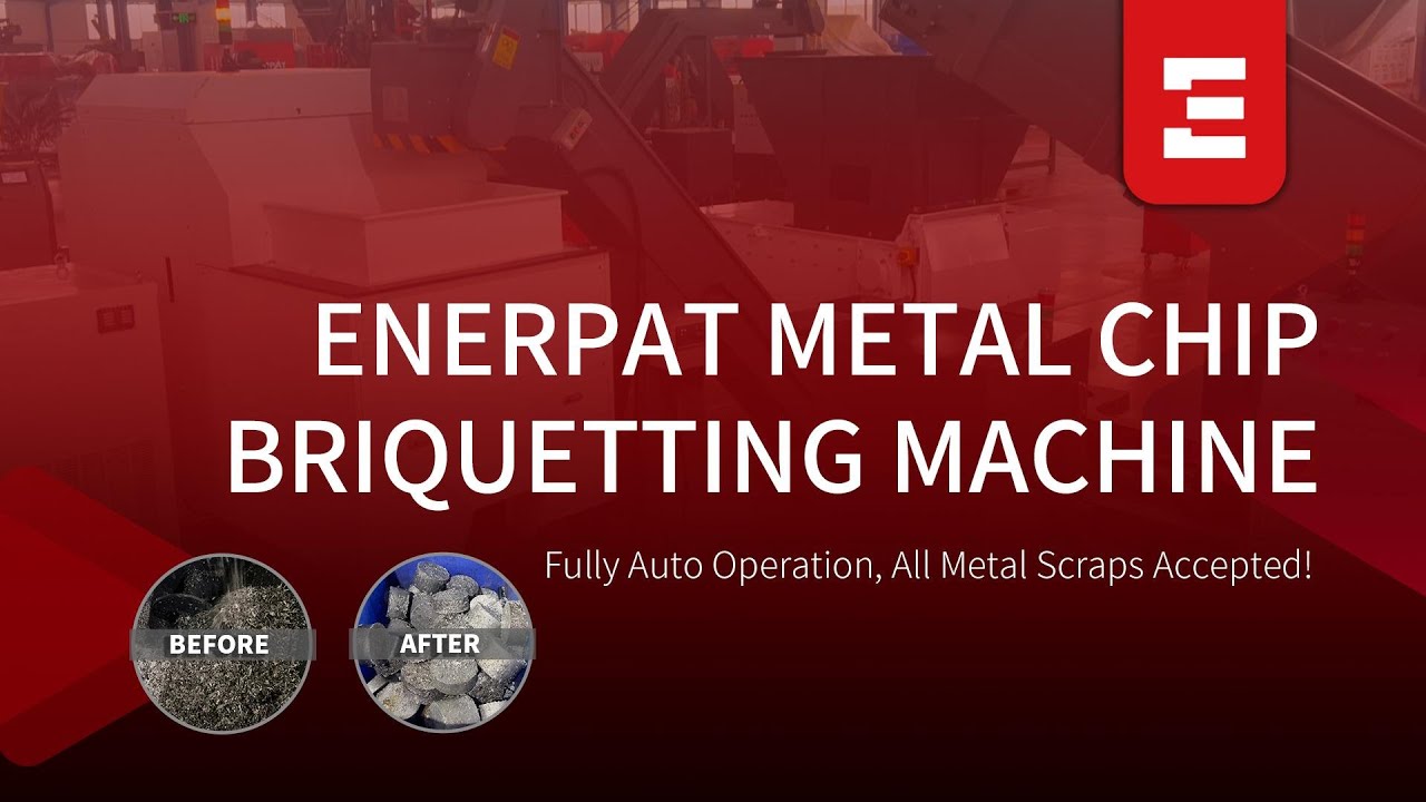 Transform Titanium Swarf into Profit | ENERPAT Chip Briquetter