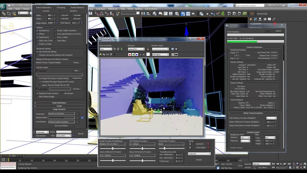 Kurs 3ds Max - Interior: Renderer i Daylight