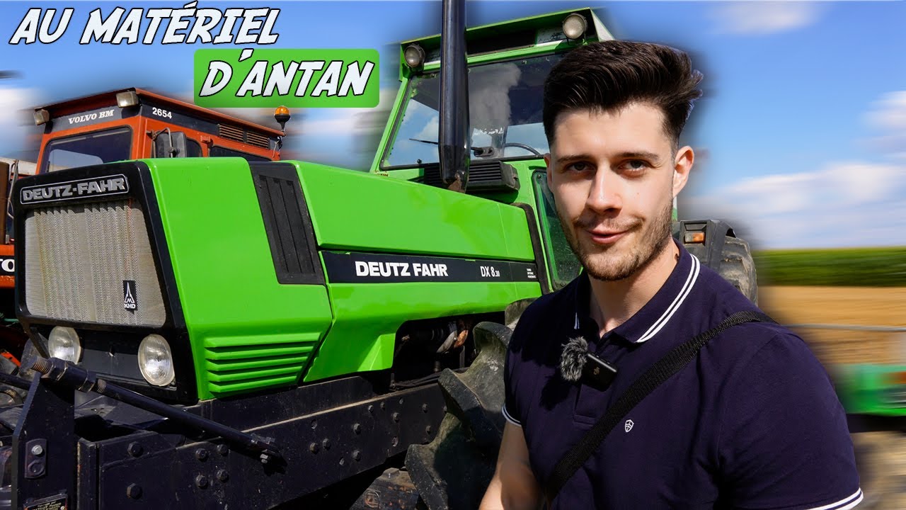 Au matériel d'antan a la Neuville Les Dorengt avec Tautor le Zétor !