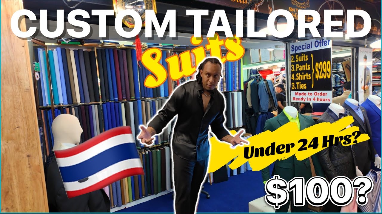 😲 Custom Suits in Bangkok Made in less than 24 Hours! ⏰