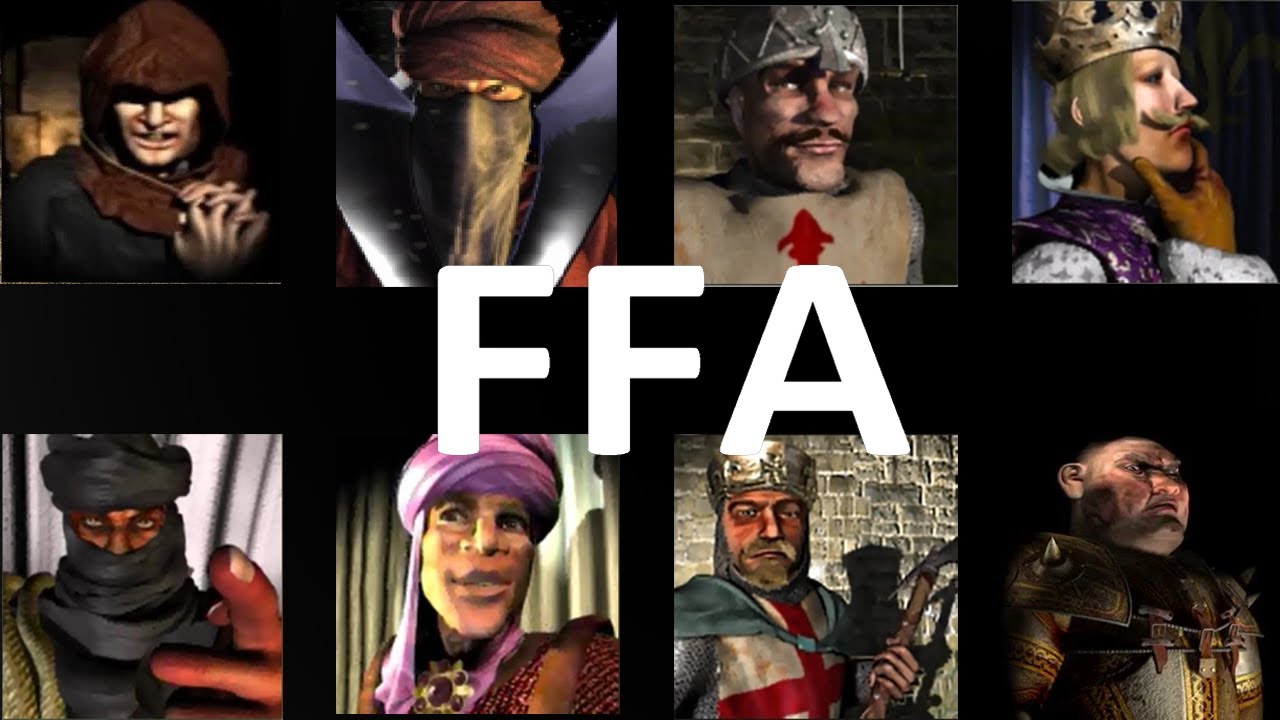 ABBOT VS WAZIR VS SHERIFF VS PHILIPP VS NIZAR VS EMIR VS LIONHEART VS PIG | Stronghold Crusader