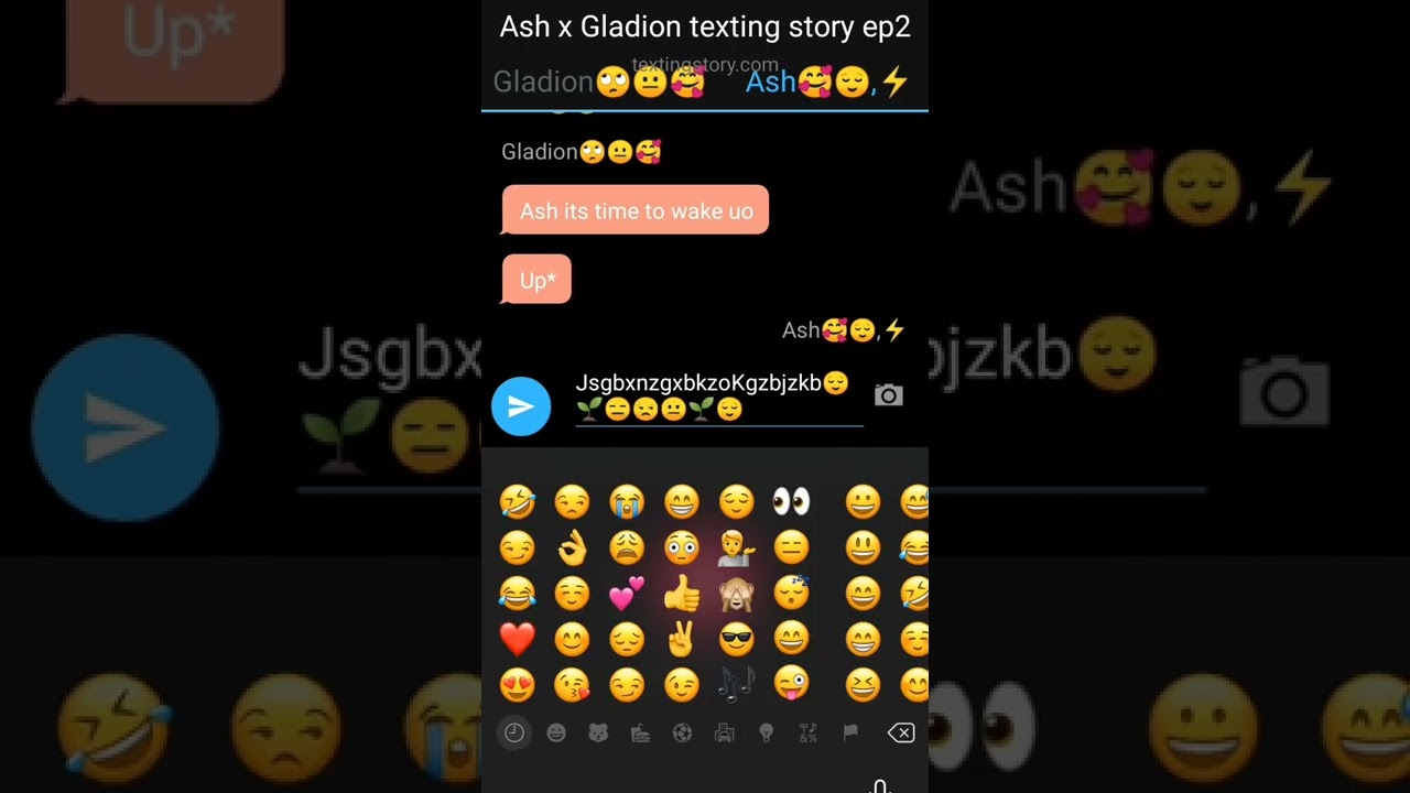 Ash x Gladion texting story ep2