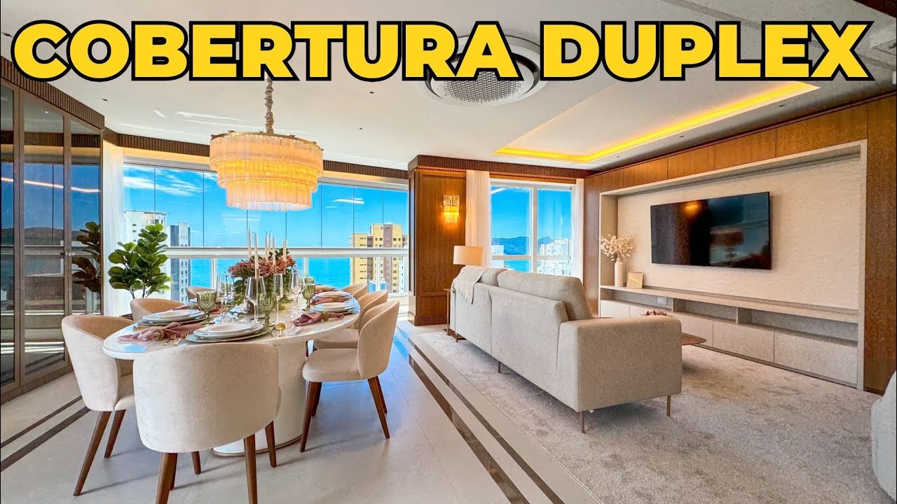 LUXUOSA COBERTURA DUPLEX COM VISTA DO MAR EM BALNEÁRIO CAMBORIÚ SC