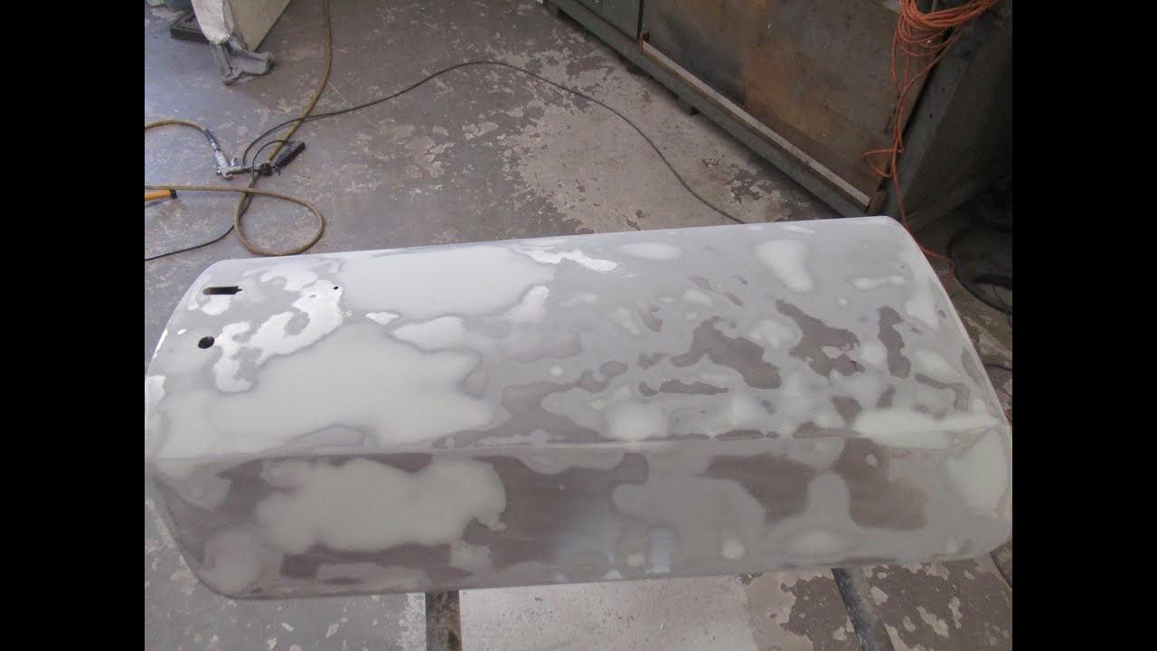 Body Filler Work - Triumph Spitfire Restoration - Passenger's Door