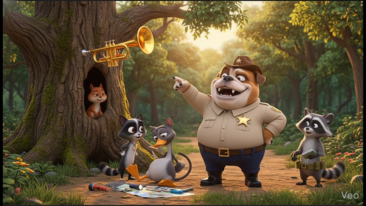 The Voice Inside The Tree The funny cartoon for kids